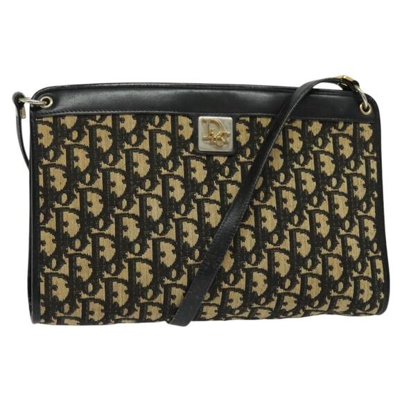 DIOR Shoulder Bag Navy Gold - Picture 1 of 16